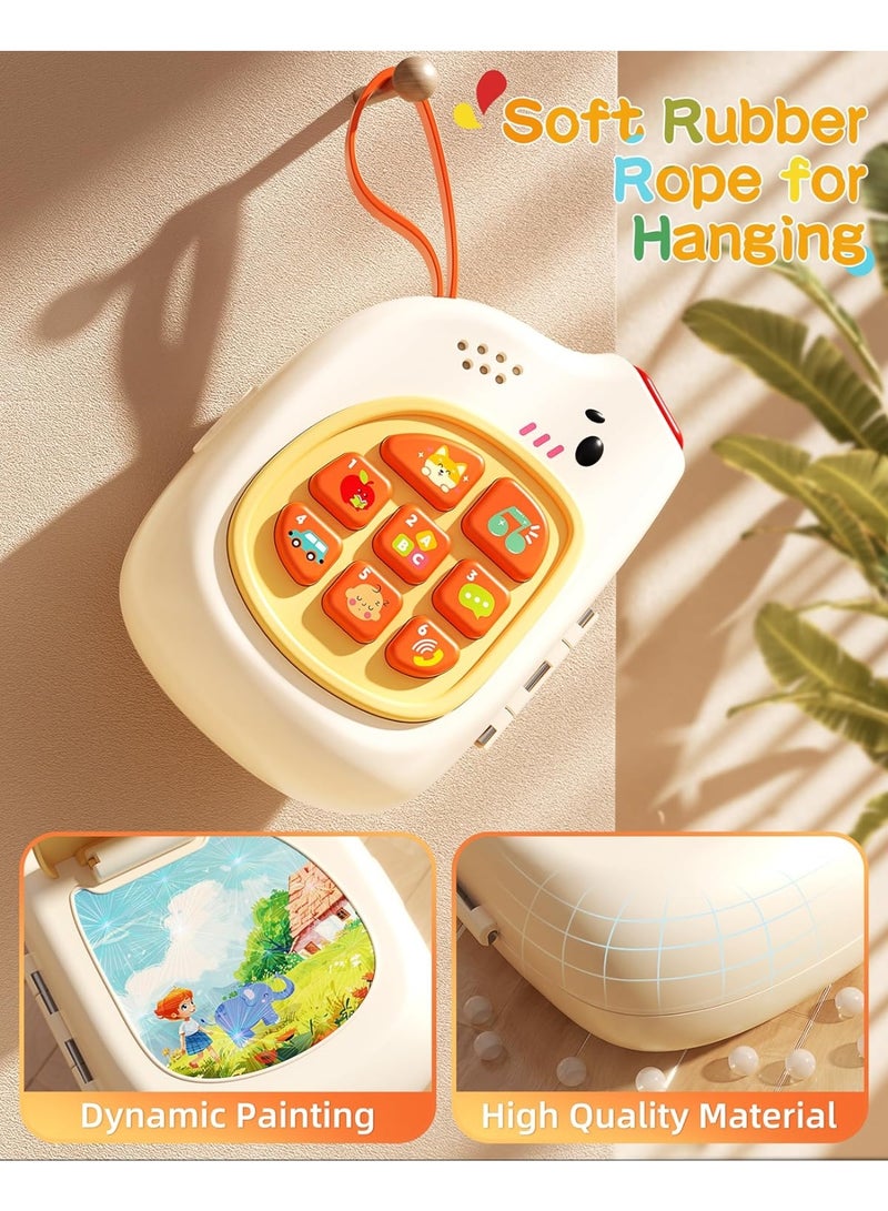 Twisoo Educational Cartoon Smart Learning Mobile Phone Toy for Kids – Interactive Touch Puzzle with Fun Sounds, Electronic Early Learning Toy - Image 4